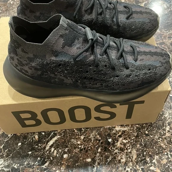 Black Yeezy 380 onyx non reflective
